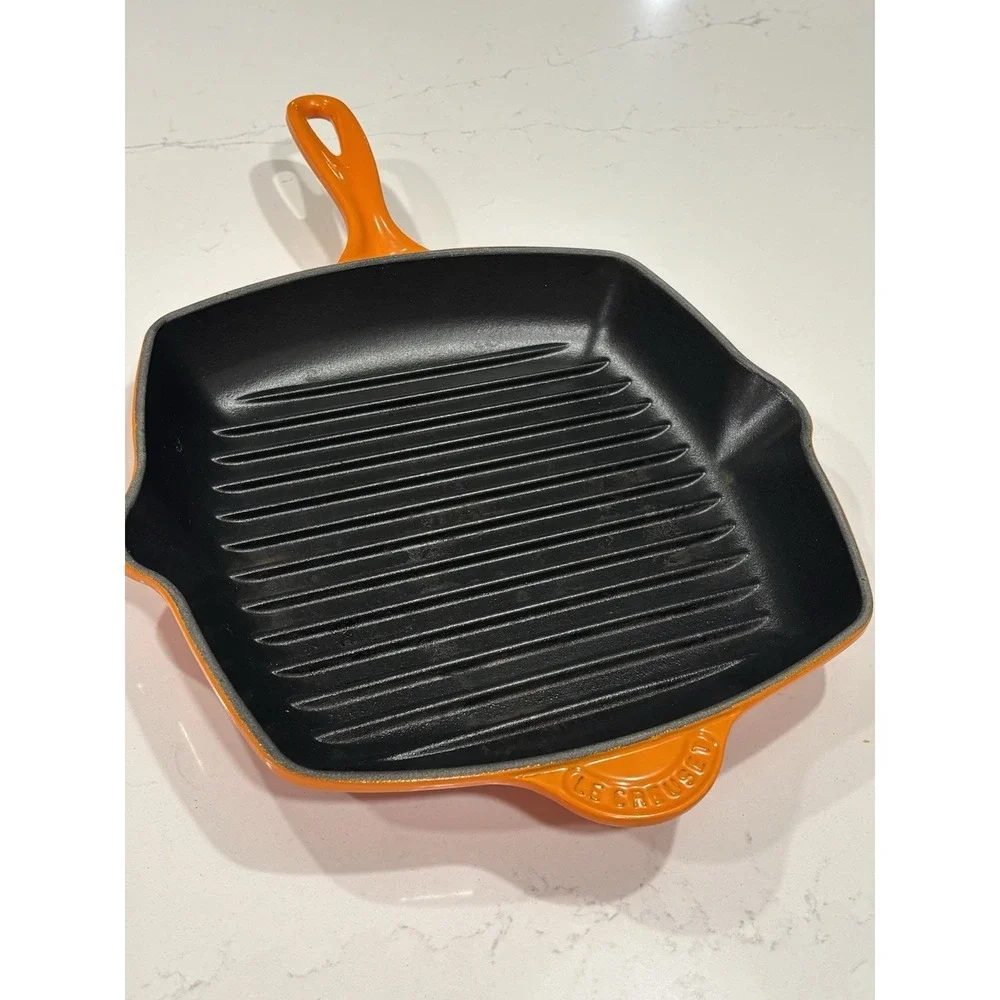 Le Creuset Cast Iron Square Skillet Grill 10.25